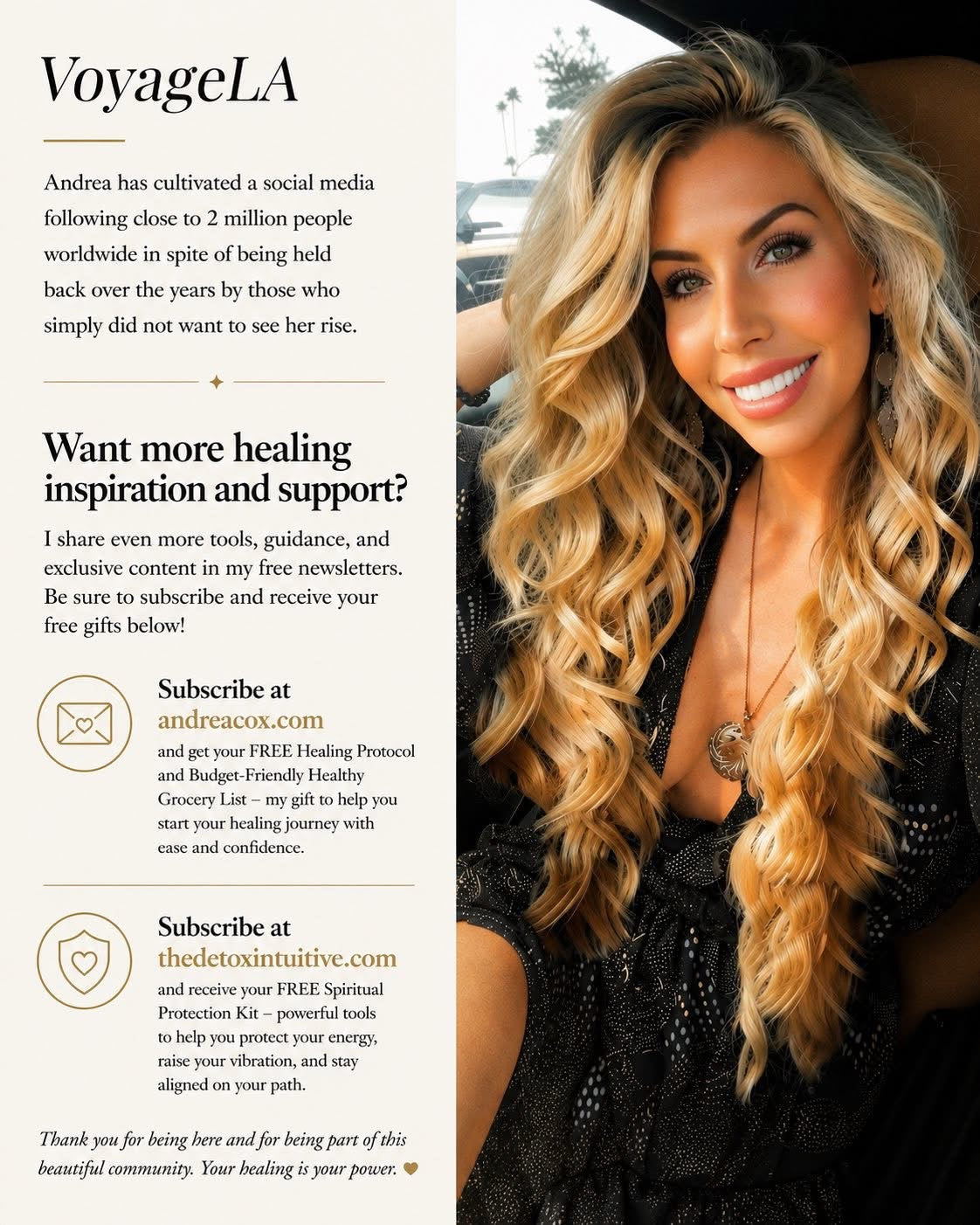 Andrea Cox — VoyageLA feature