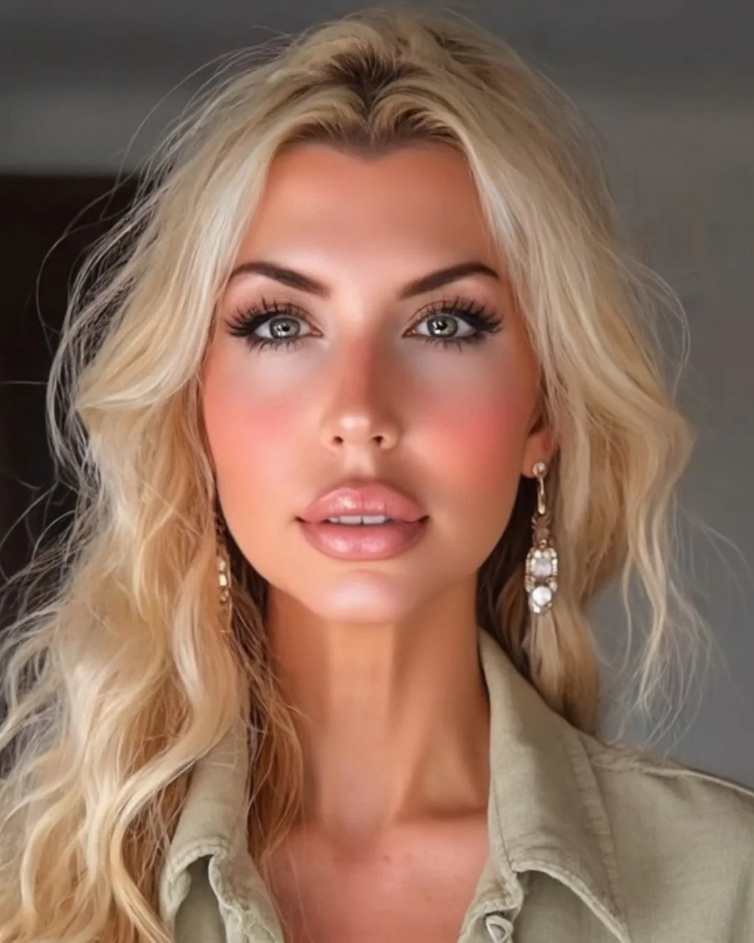 Andrea in her kitchen