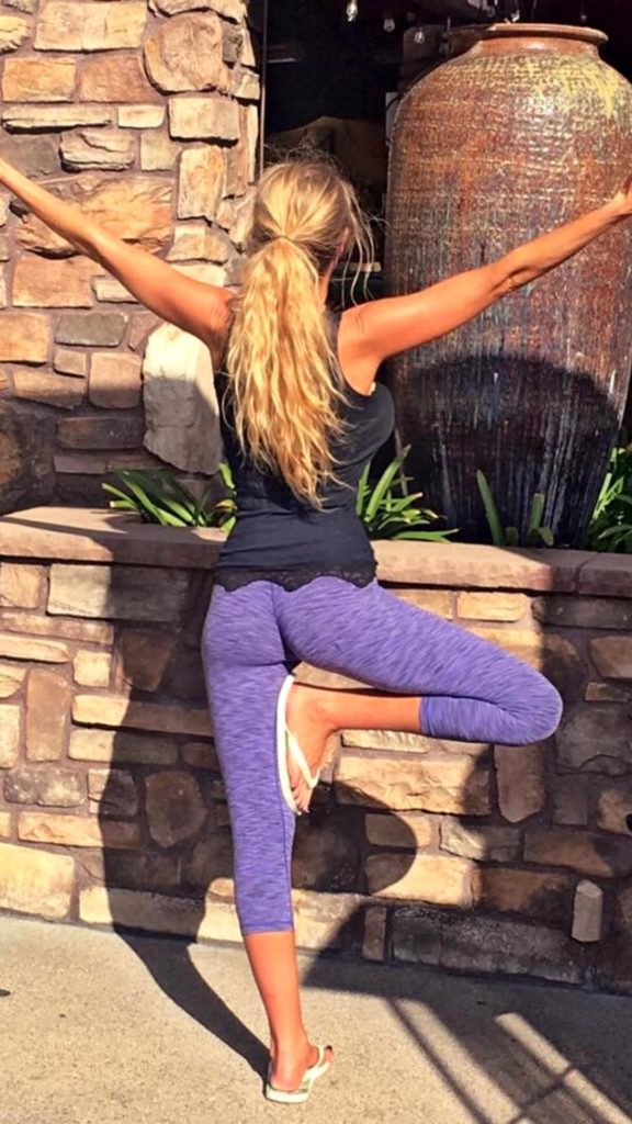 Andrea Cox Yoga pose